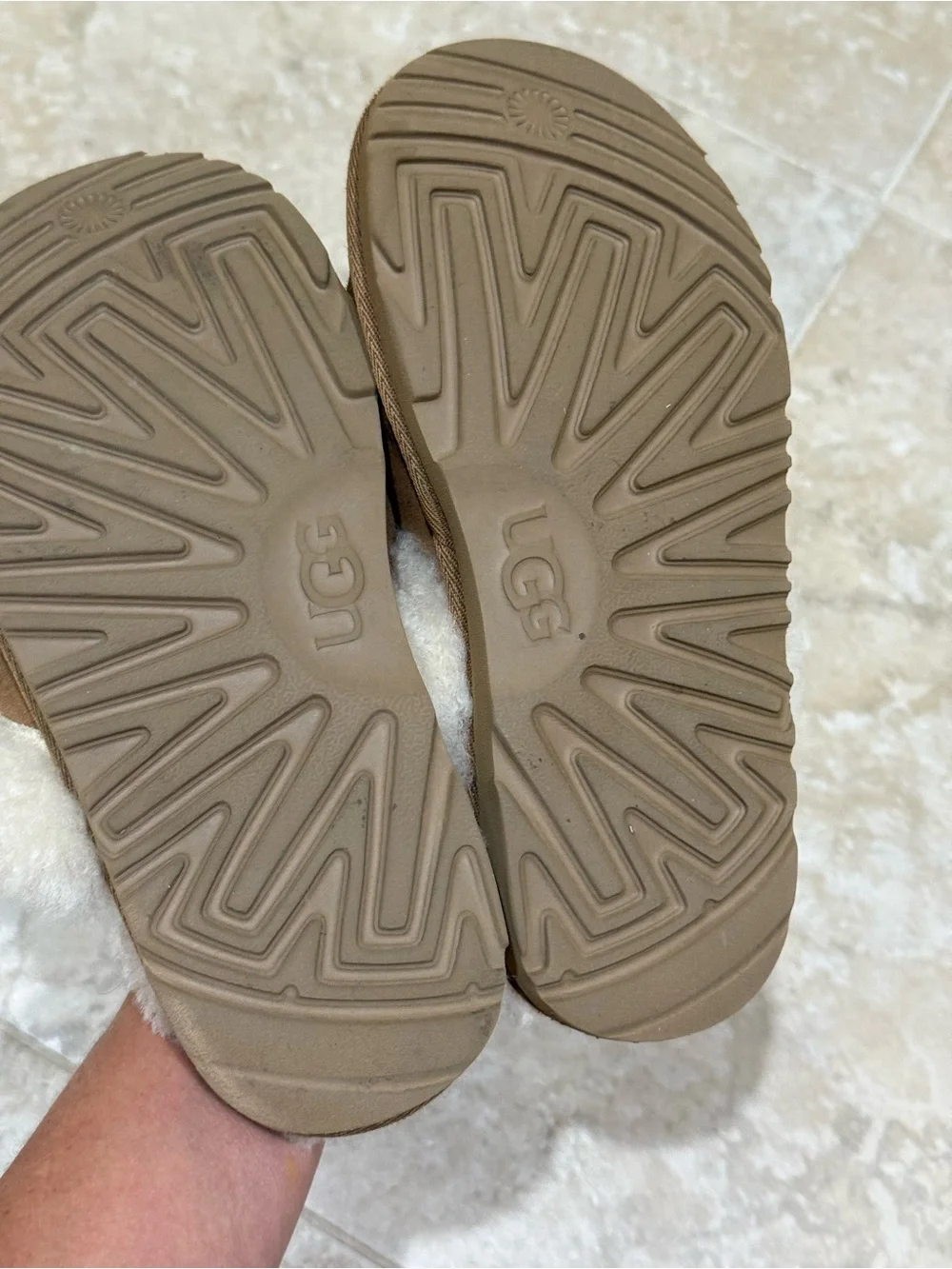 UGG plush shearling